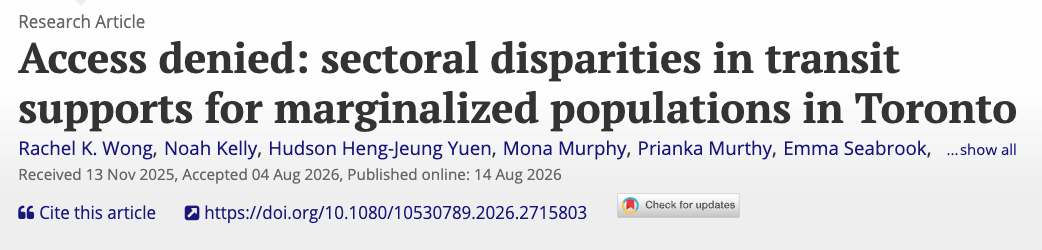 Screenshot of Article Title